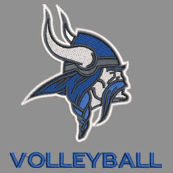 GI VIKINGS Volleyball w/Player Name on Sleeve - Reverse Weave ® Hooded Sweatshirt Design