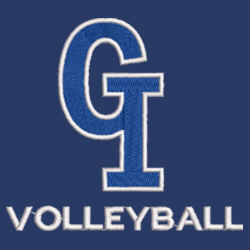 GI Interlocking Volleyball w/Player Name on Sleeve - Reverse Weave ® Hooded Sweatshirt Design