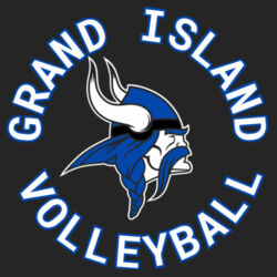 GI VIKINGS Volleyball w/Player Name - Essential Fleece Pullover Hooded Sweatshirt Design