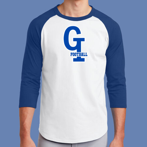 GI Interlocking Football - Colorblock Raglan Jersey Thumbnail