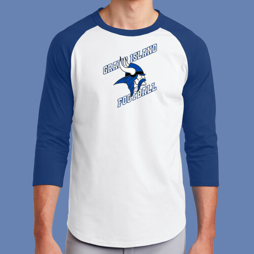 GI VIKINGS Football w/Player Name - Colorblock Raglan Jersey Thumbnail