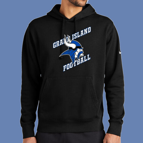 GI VIKINGS Football w/Player Name - Club Fleece Sleeve Swoosh Pullover Hoodie Thumbnail