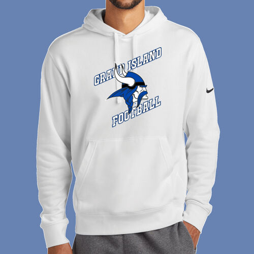 GI VIKINGS Football w/Player Name - Club Fleece Sleeve Swoosh Pullover Hoodie Thumbnail