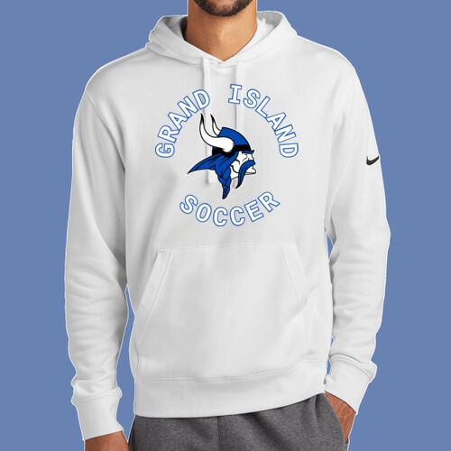 GI VIKINGS Soccer - Club Fleece Sleeve Swoosh Pullover Hoodie Thumbnail