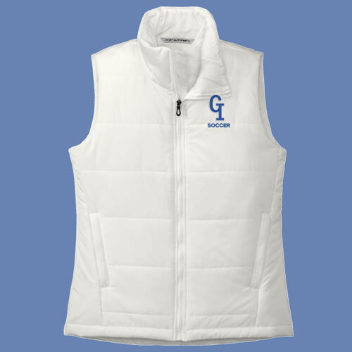 GI Interlocking Soccer - Ladies Puffer Vest Thumbnail