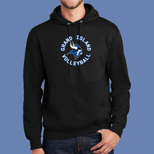 GI VIKINGS Volleyball w/Player Name - Essential Fleece Pullover Hooded Sweatshirt Thumbnail