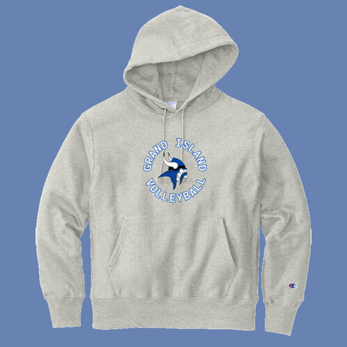 GI VIKINGS Volleyball w/Player Name - Reverse Weave ® Hooded Sweatshirt Thumbnail