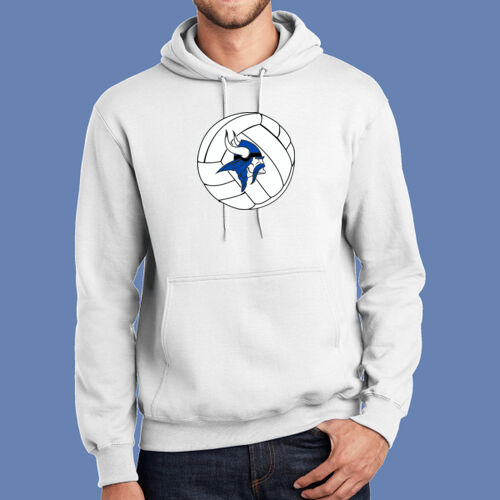 GI VIKINGS Volleyball w/Player Name - Essential Fleece Pullover Hooded Sweatshirt Thumbnail