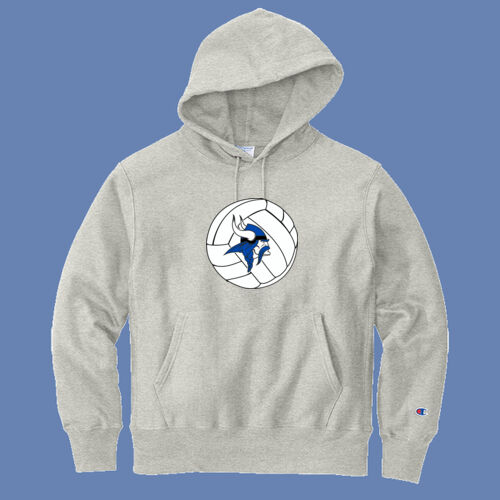 GI VIKINGS Volleyball w/Player Name - Reverse Weave ® Hooded Sweatshirt Thumbnail